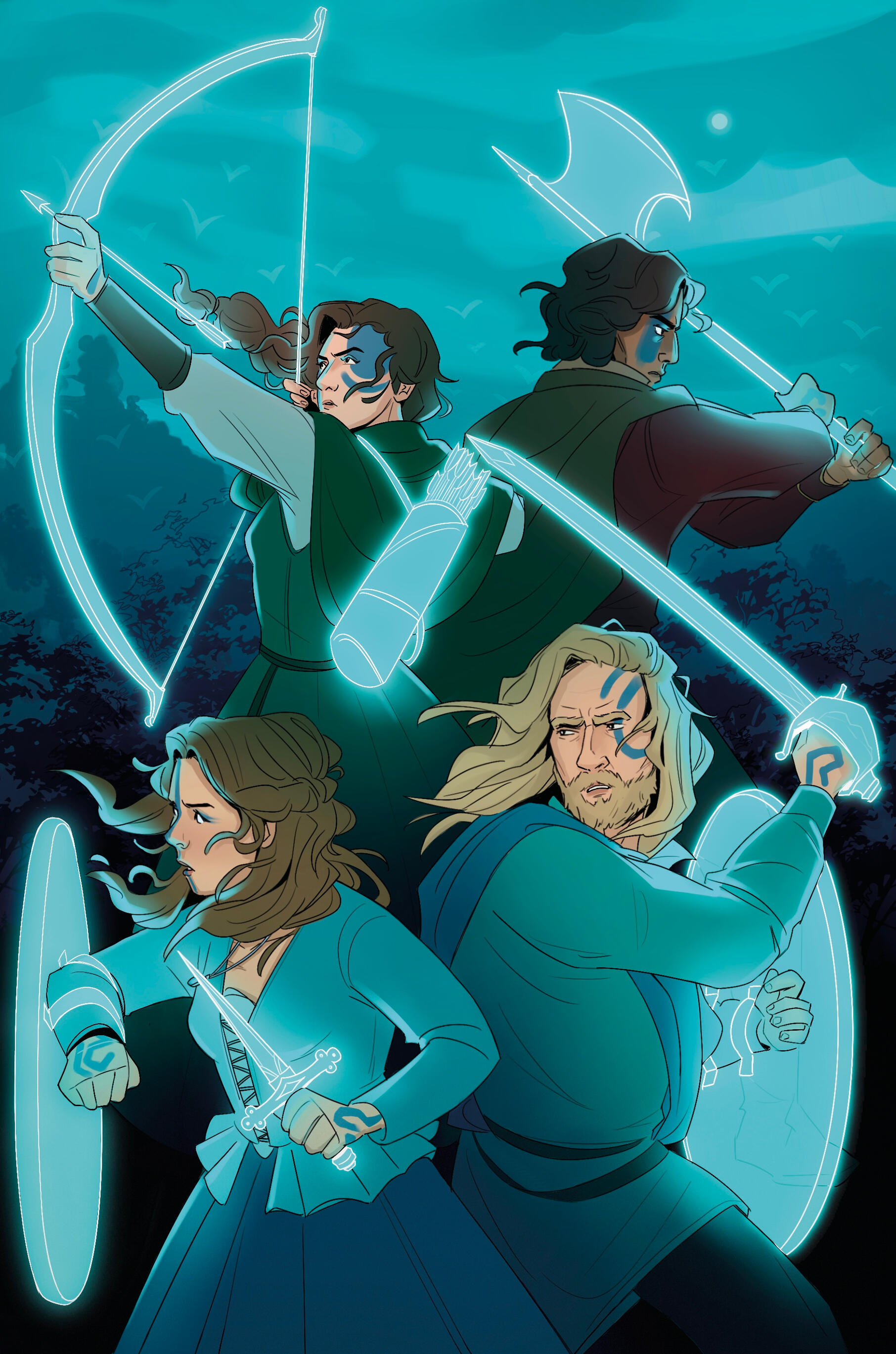 Teaser art for ‘Call of the Laoich’ featured in the comic ‘Origins of the Laoich: The Devil’s Fool’.